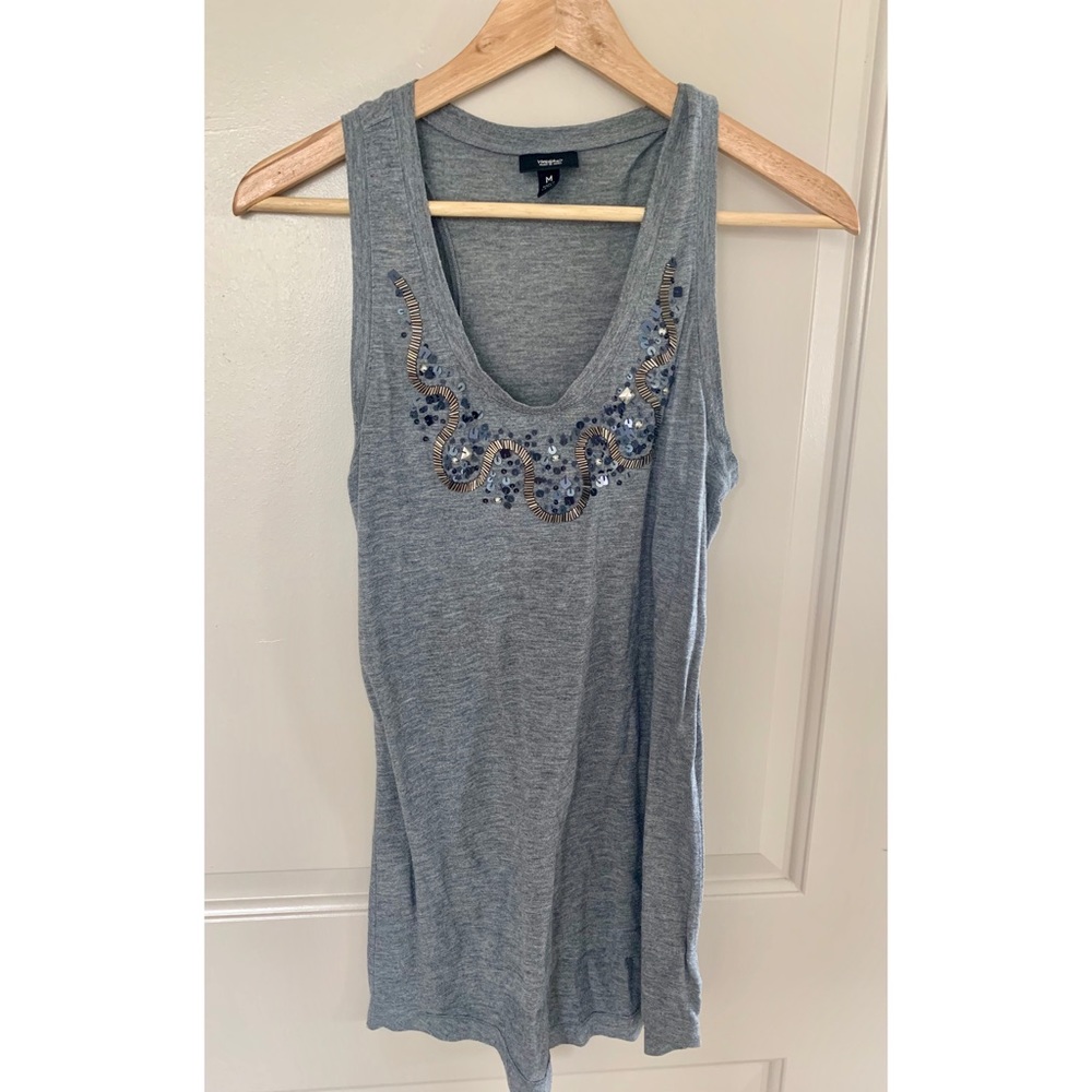 Missing Racerback Beaded Tank